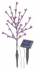 Esotec Solární světelný strom 36 LED růžový - svítící květiny