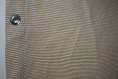 ACCSP Krycí síť na pískoviště, rozměr 1,8 m x 1,8 m - barva písková, včetně gumolana 7,2 m a 12 ks plastových knoflíků 