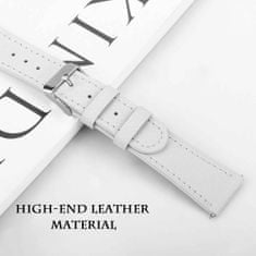 BStrap NEOGO DayFit D8 Pro Leather Italy řemínek, White
