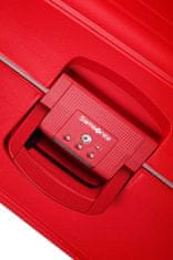 Samsonite Cestovní skořepinový kabinový kufr na kolečkách SPINNER 55/20 Crimson Red - S`CURE