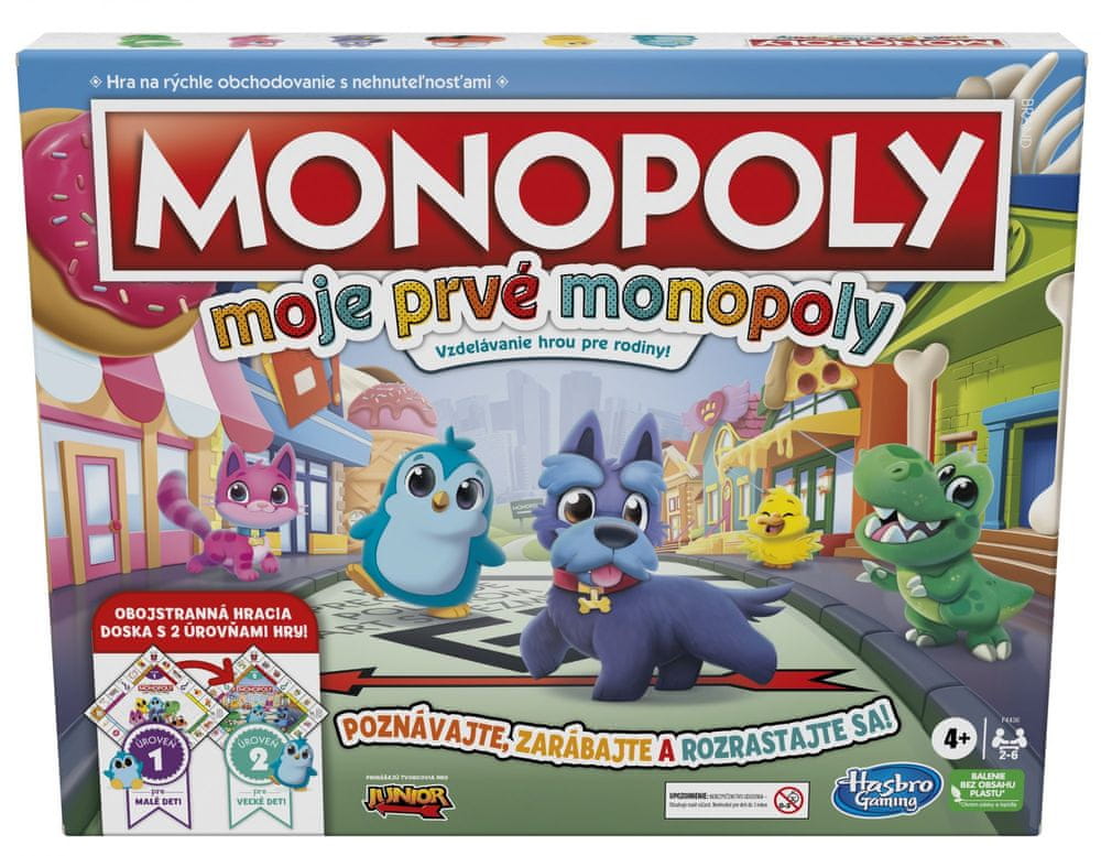 Levně Hasbro Moje první Monopoly - SK