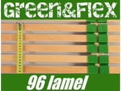 Interier-Stejskal Lamelový rošt GREEN&FLEX 48 lamel 180x200