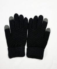VivoVita Magic Mittens – Pletené rukavice na dotykovou obrazovku, černá