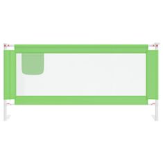 Vidaxl Dětská zábrana k postýlce zelená 190 x 25 cm textil