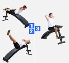 SEDCO Posilovací lavice Fitness Sedco Sit Up Supine Board