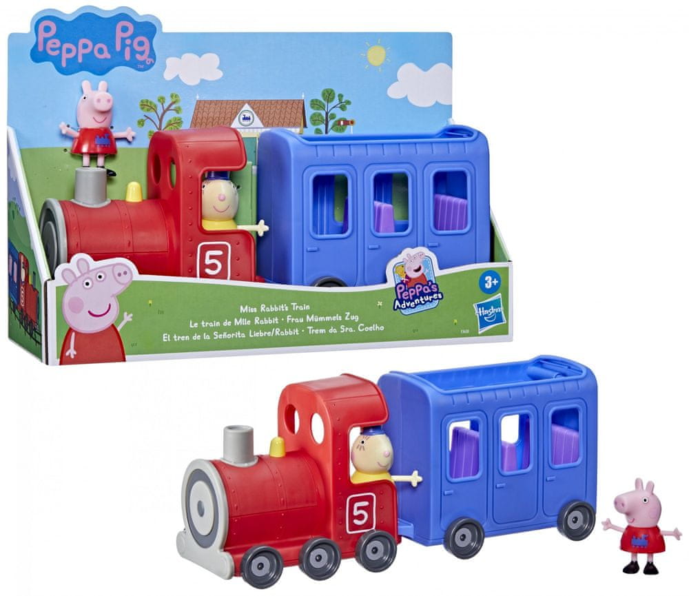 Hasbro Peppa Pig hrací sada Vlak slečny Králíčkové