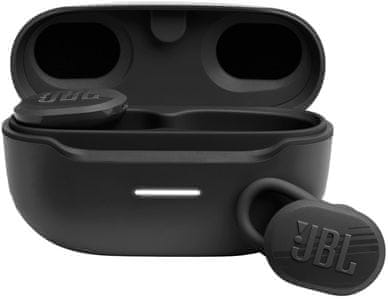 moderní sluchátka do uší jbl endurance race tws Bluetooth technologie handsfree funkce hlasové ovládání nabíjecí box skvělý zvuk