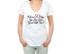 Divja Narozeninové tričko k 50 pro ženu SK - velikost XXL