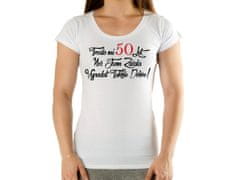 Divja Narozeninové tričko k 50 pro ženu - velikost M
