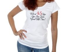 Divja Narozeninové tričko k 45 pro ženu SK - velikost XL