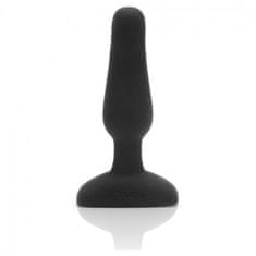 B-Vibe Novice vibrační anální kolík s dálkovým ovládáním, černý
