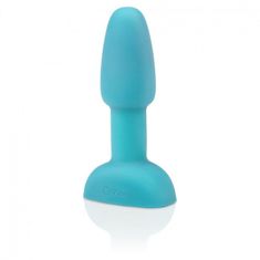 B-Vibe Rimming vibrační anální kolík s dálkovým ovládáním, modrý