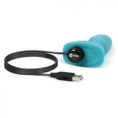 B-Vibe Rimming vibrační anální kolík s dálkovým ovládáním, modrý