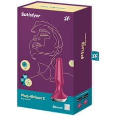 Satisfyer Plug Ilicious 2 vibrační anální kolík, růžový