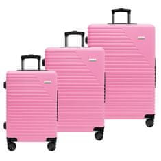 AVANCEA® Sada cestovních kufrů AVANCEA DE2936 Light pink SML
