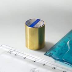 Magsy Magnetická čočka válcová mosazná s tolerancí h6 pr. 20 x výška 25 mm 27133
