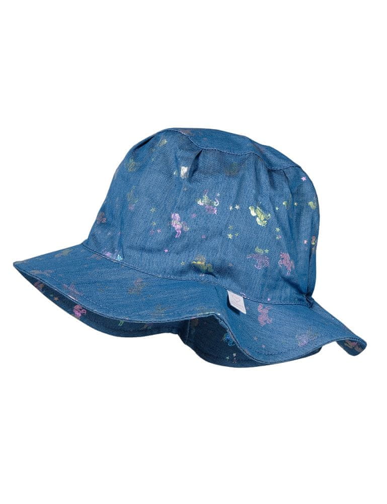 Maximo dívčí klobouk s jednorožcem a UV filtrem 50+ 23503-977800 modrá 49