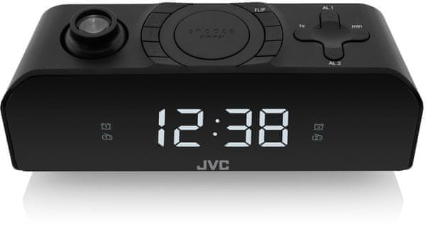  jvc RA-E211B klasszikus rádiós ébresztőóra fm am tuner egyszerű kezelés beépített hangszóró snooze sleep ébresztőóra 2 ébresztővel 