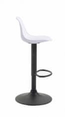 BHM Germany Barová židle Kyla I., syntetická kůže, bílá