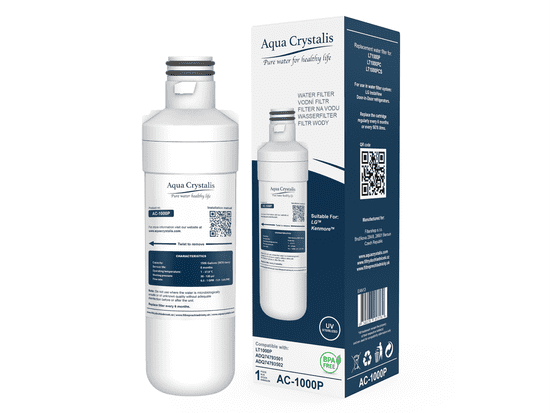 Aqua Crystalis AC-1000P vodní filtr pro lednice LG (Náhrada filtru LT1000P)