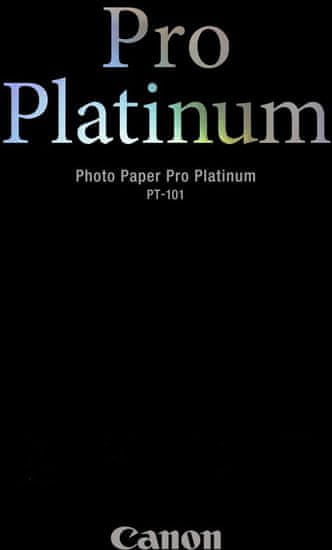 Canon Foto papír PT-101 Pro Platinum, A2, 20 ks, 300g/m2, lesklý (2768B067)