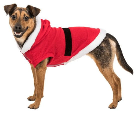 Trixie Vánoční obleček santa claus, m: 45 cm: 62 cm, červený