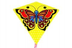 Greatstore Drak létající motýl plast 68x73cm v sáčku