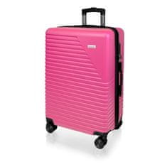 AVANCEA® Cestovní kufr DE2936 tmavě růžový M 66x44x29 cm