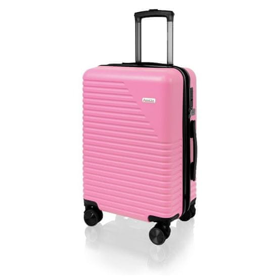AVANCEA® Cestovní kufr DE2936 světle růžový S 55x38x25 cm