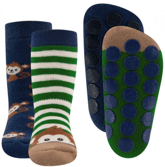 EWERS chlapecký 2pack protiskluzových ponožek ABS - opice 225077_1