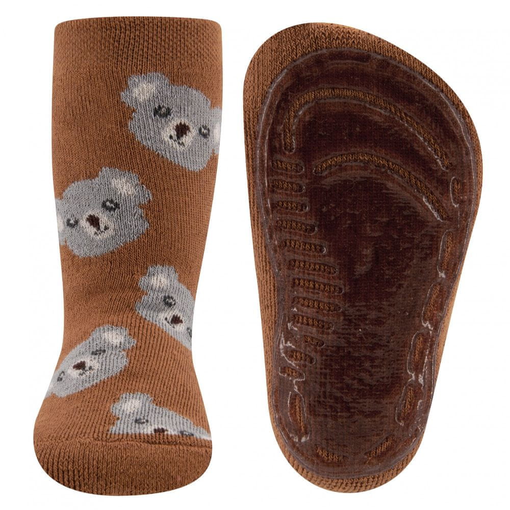 EWERS dětské protiskluzové ponožky ABS - koala 221217 oranžová 23 - 24