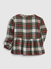 Gap Dětský košilový top peplum 18-24M