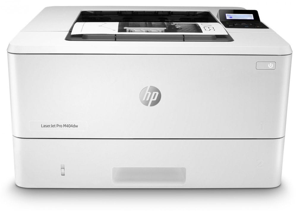 HP LaserJet Pro M404dw laserová tiskárna, A4, duplex, černobílý tisk, Wi-Fi (W1A56A)