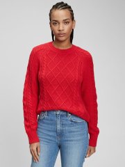 Gap Pletený svetr se vzorem XL