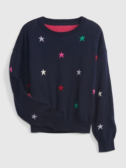 Gap Dětský pletený svetr hvězdičky