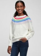 Gap Dětský svetr s barevným vzorem L