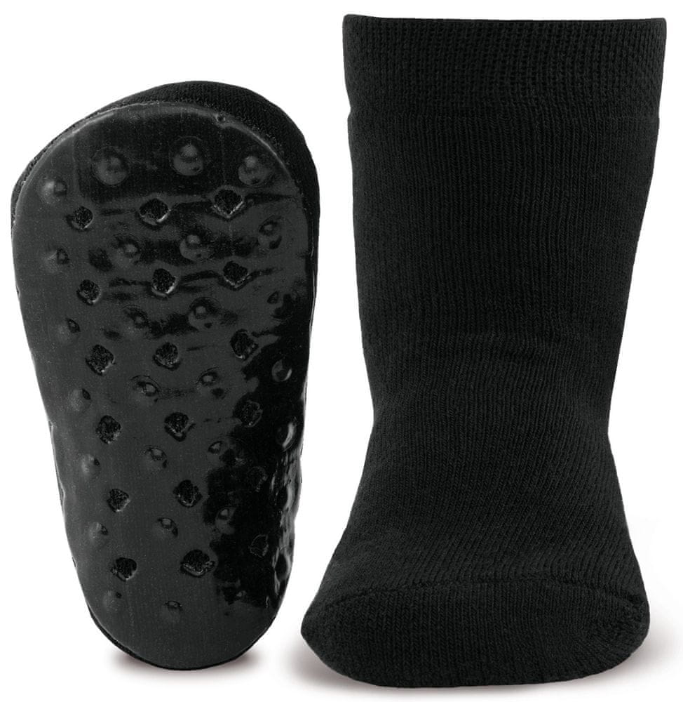 EWERS dětské protiskluzové ponožky ABS 241000 černá 27 - 28