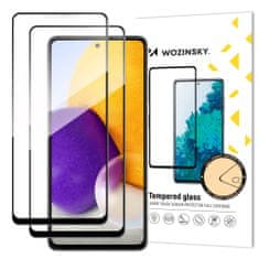 WOZINSKY 2x Wozinsky ochranné tvrzené sklo pro Samsung Galaxy A72 4G/Galaxy A72 5G/Galaxy A72 - Černá KP12800