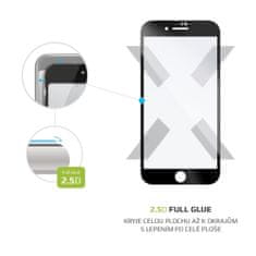 FIXED Full-Cover tvrzené sklo pro iPhone 8 Plus / 7 Plus Černá