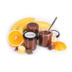 Sugarlife Banán, hořká čokoláda 55% a pomeranč (175g) p0009