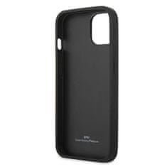 Bmw BMHCP13SRSPPK hard silikonové pouzdro iPhone 13 Mini 5.4" black Leather Curve Perforate