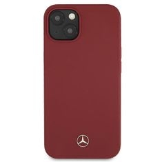 MERCEDES MEHCP13MSILRE hard silikonové pouzdro iPhone 13 6.1" red Silicone Line