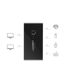 Ugreen US216 HUB adaptér 4x USB 3.0 Gen 1, černý