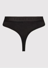 Tommy Hilfiger Dámská tanga UW0UW03154, Černá, L