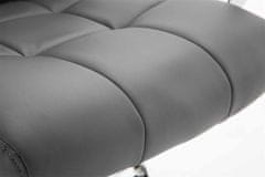 BHM Germany Kancelářská židle Mikos, syntetická kůže, šedá