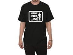 Divja Černé svatební tričko Game Over - velikost XL