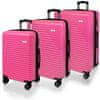 Sada cestovních kufrů AVANCEA DE2936 Dark pink SML