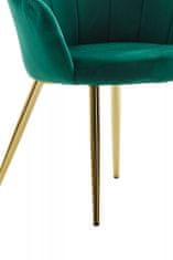 Bruxxi Jídelní židle Gregoria, zelená
