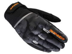 Spidi rukavice FLASH CE, SPIDI (černá/maskáč oranžová, vel. XL) (Velikost: M) B92-626