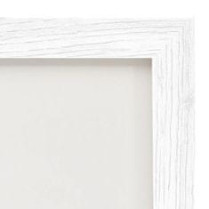 Greatstore Dvoudílný fotorámeček bílý 2 x (21 x 29,7 cm)